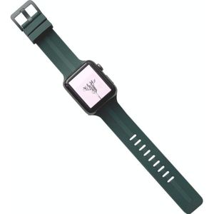 Draad siliconen horlogeband voor Apple Watch Series 7 45 mm / 6 &amp; SE &amp; 5 &amp; 4 44mm / 3 &amp; 2 &amp; 1 42mm
