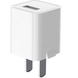 C008-1 enkele USB-poort oplader voedings adapter (wit)