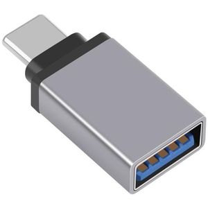 HAWEEL USB-C / Type-C Male to USB 3.0 Female OTG Data Transmission Adapter(Grey)