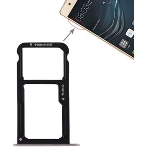 SIM-kaart lade + SIM-kaart lade/micro SD-kaart voor Huawei P9 Lite (goud)