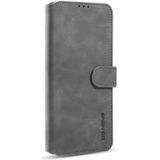 Voor Samsung Galaxy Note20 DG. MING Retro Oil Side Horizontale Flip Case met Holder &amp; Card Slots &amp; Wallet(Gray)