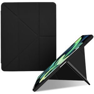 Acryl 2 in 1 Y-fold Smart lederen tablethoes voor iPad mini 5/4