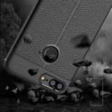 Voor Huawei Honor 10 Lite Litchi textuur Soft TPU beschermhoes (grijs)