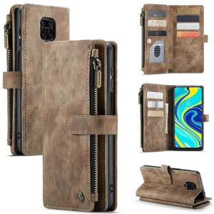 Voor Xiaomi Redmi Note 9 Pro MAX / Redmi Note 9 Pro / Redmi Note 9S Caseme-C30 Multifunctionele Horizontale Flip PU + TPU-telefoonhoesje