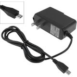 Micro USB oplader voor Tablet PC / mobiele telefoon  Output: 5V / 2A  USA stekker  Kabel lengte: 1.1 meter