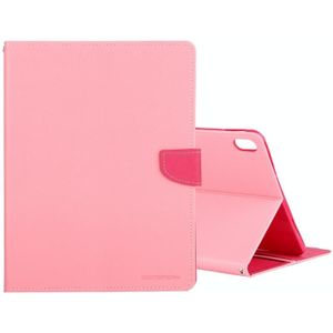GOOSPERY DIARY Horizontale Flip PU Lederen Case met Holder &amp; Card Slots &amp; Wallet For iPad Air (2020)(Pink)
