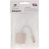 USB 3.1 Type-C naar VGA-beeldschermadapter multi Kabel  Kabel lengte: over 10cm(Gold)