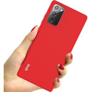 Voor Samsung Galaxy Note20 IMAK UC-2-serie Schokbestendige volledige dekking Soft TPU case(rood)