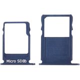 SIM-kaartlade + Micro SD-kaartlade voor Nokia 3 TA-1020 TA-1028 TA-1032 TA-1038(Blauw)