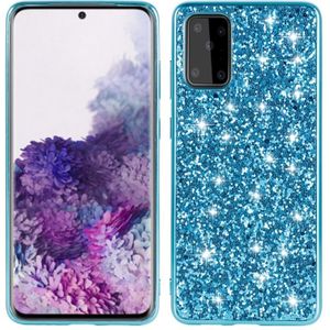 Voor Huawei P40 Pro Plus Glitter Powder Shockproof TPU Beschermhoes(blauw)