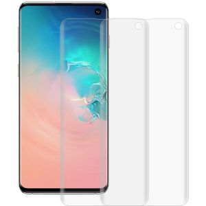 Voor Galaxy S10 2 PCS 3D Curved Full Cover Soft PET Film Screen Protector