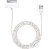 2m USB Double Sided Sync Data / Charging Cable  voor iPhone 4 &amp; 4S / iPhone 3 g / 3G / iPad 3 / iPad 2 / iPad / iPod Touch(White)