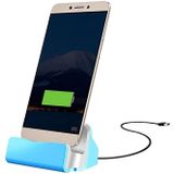 USB-C / Type-C 3.1 Sync Data / laad Dock lader / docking station  Voor Samsung Galaxy S8 &amp; S8 PLUS / LG G6 / Huawei P10 &amp; P10 Plus / Xiaomi Mi 6 &amp; Max 2 en other Smartphones(blauw)