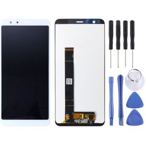 LCD-scherm en digitizer volledige montage voor ASUS Zenfone Max plus (M1) X018DC X018D ZB570TL (wit)