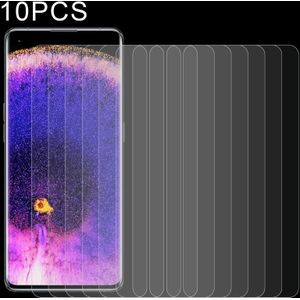 10 stks 0.26mm 9H 2.5D gehard glasfilm voor Oppo Zoek X5 Pro
