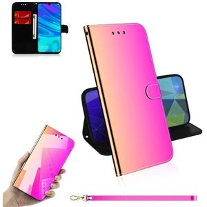 Voor Huawei Enjoy 9s / Honor 10i / 20i / 20 Lite / P Smart Plus 2019 Mirror-like Magnetic Attraction Horizontal Flip Leather Case with Lanyard  Support Holder &amp; Card Slot &amp; Wallet(Gradient Color)