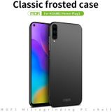 Voor Huawei Honor Play 3 MOFI Frosted PC ultradun hard case (zwart)