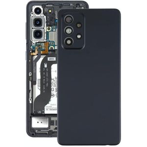 Batterij achterkant met camera lens cover voor Samsung Galaxy A52 5G (zwart)