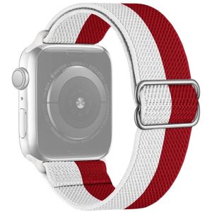 Hoge elastische nylon vervangende horlogeband voor Apple Watch Series 6 &amp; SE &amp; 5 &amp; 4 40 MM / 3 &amp; 2 &amp; 1 38mm (Canada)