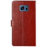 Voor Samsung Galaxy S7 y Stitching horizontale flip lederen telefoonhoesje