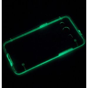 lichtgevend Frame Transparant Back Shell Plastic hoesje voor Samsung Galaxy Core 2 / G355Hwit