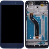 LCD-scherm en digitizer volledige montage met frame voor Huawei P8 Lite (2017) (blauw)