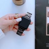 Lightning Shape Roestvrijstalen vervanging horlogeband voor Apple Watch Series 7 41mm / 6 &amp; SE &amp; 5 &amp; 4 40mm / 3 &amp; 2 &amp; 1 38mm