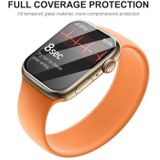 2 stks Enkay Hat-Prins 3D Curved Edge Full Coverage Full Tempered Glass HD Screen Protector Film voor Apple Watch Series 7 41mm