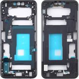 Front behuizing LCD-frame bezel plaat voor LG G8 ThinQ (zwart)