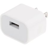 Amerikaanse USB lader stekkeradapter  voor iPad  iPhone  Galaxy  Huawei  Xiaomi  LG  HTC en andere Smart Phones  oplaadbare Devices(White)