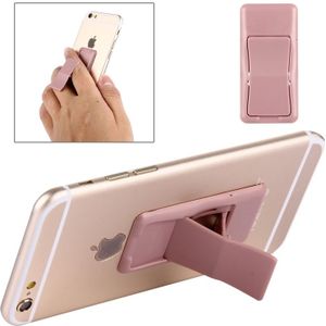 Beknopte stijl veranderlijk verstelbare universele Mini zelfklevende houder standaard  grootte: 6.4 x 3.1 x 0 2 cm  voor iPhone  Galaxy  Huawei  Xiaomi  LG  HTC en tabletten (Rose Gold)