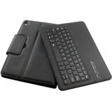 IP09 voor iPad 10 2 inch Litchi textuur afneembare ABS Bluetooth toetsenbord lederen draagtas met standaard functie (zwart)