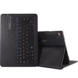 IP09 voor iPad 10 2 inch Litchi textuur afneembare ABS Bluetooth toetsenbord lederen draagtas met standaard functie (zwart)