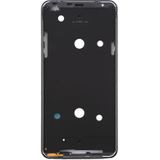 Front behuizing LCD-frame bezel plaat voor LG Q Stylo 4 Q710 Q710MS Q710CS (zwart)