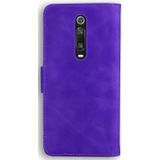 Voor Xiaomi Redmi K20 / K20 PRO &amp; MI 9T / MI 9T Pro Skin Feel Pure Color Flip Leather Phone Case (Purple)