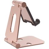 Universele aluminiumlegering opvouwbare verstelbare houder standaard  voor de iPad  Samsung  Lenovo  Sony en andere Tablet (Rose Gold)