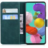 Voor Samsung Galaxy A71 4G Skin Feel Pure Color Flip Leather Phone Case