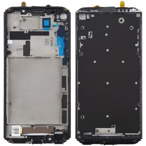 Front behuizing LCD-frame bezel plaat voor LG V20 mini (zwart)