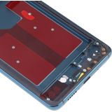 Front behuizing LCD-frame bezel plaat met Zijtoetsen voor Huawei mate 20 (blauw)