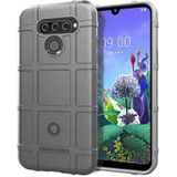 Schokbestendige beschermer cover volledige dekking silicone case voor LG q60 (grijs)