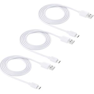 3 stuks HAWEEL 1m High Speed Micro-USB naar USB Data Sync laad Kabel Kits  Voor Samsung  Huawei  Xiaomi  LG  HTC en andere Smartphones