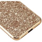 Glitter poeder schokbestendig TPU Case voor Xiaomi Redmi Note 7 (blauw)