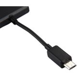 18cm 4 poorten Micro USB OTG Laad HUB Kabel  Voor Samsung / Huawei / Xiaomi / Meizu / LG / HTC nl andere Smartphones(zwart)