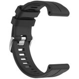 Voor Garmin Forerunner 955 22 mm Solid Color Silicone Watch Band