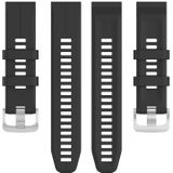 Voor Garmin Forerunner 955 22 mm Solid Color Silicone Watch Band