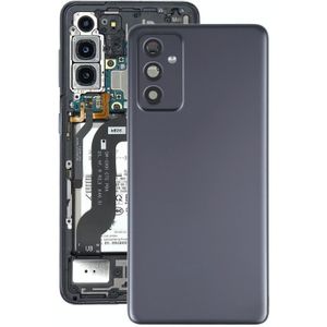 Batterij achterklep met cameralens voor Samsung Galaxy A82 (zwart)