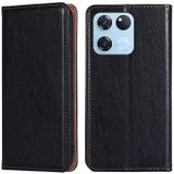 Voor OnePlus Ace Racing Gloss Oil Solid Color Magnetic Leather Phone Case