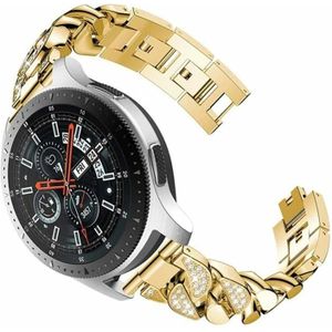 Voor Samsung Galaxy Watch5 40 mm / 44 mm / Watch5 Pro rij diamanten denim ketting horlogeband