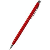 AT-18 3 in 1 Rotary Mobile Phone Touch Screen Handschrift Pen is geschikt voor Apple / Huawei / Samsung (Red)