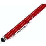 AT-18 3 in 1 Rotary Mobile Phone Touch Screen Handschrift Pen is geschikt voor Apple / Huawei / Samsung (Red)